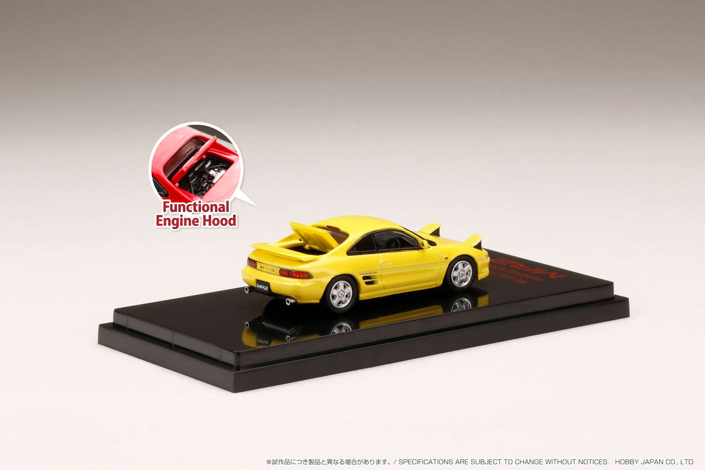 Hobby Japan 1/64 Toyota MR2 (SW20) GT-S 1996 (Open Headlights)