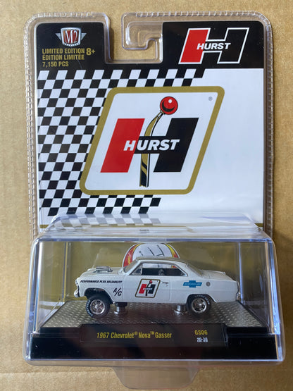 M2 Machines 1:64 Hobby Exclusive - 1967 Chevrolet Gasser HURST Limited Edition (White)