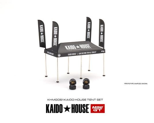 Mini GT 1/64 KAIDO★HOUSE Tent V1- Black – Limited Edition