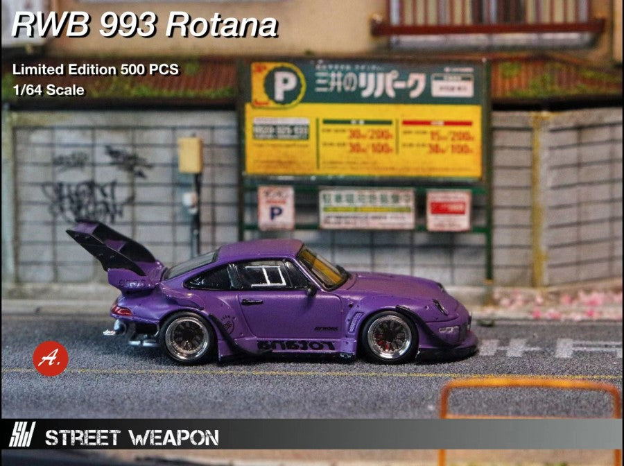 Street Weapon 1/64 RWB993 Rotana Purple