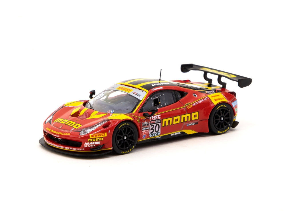 Tarmac Works x ixo 1/64 Ferrari 458 Italia GT3 Pirelli World Challenge 2015 H. Cisneros