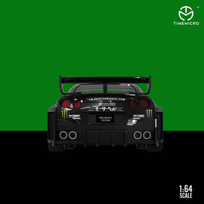 Time Micro 1/64 R35 GTR LB, 3.0 Silhouette 35GT-RR - Monster Livery