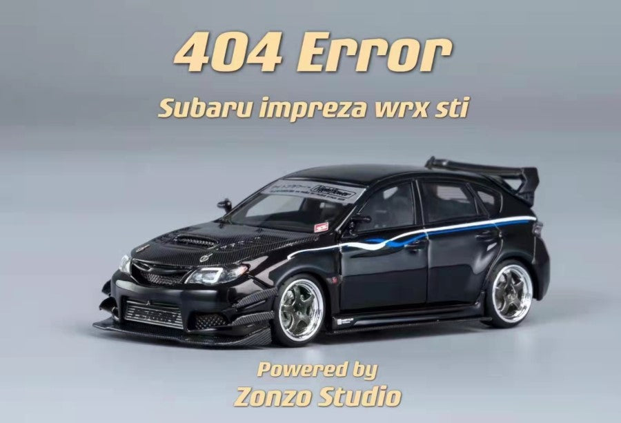 404 Error Impreza WRX STI GRB Brilliant Black