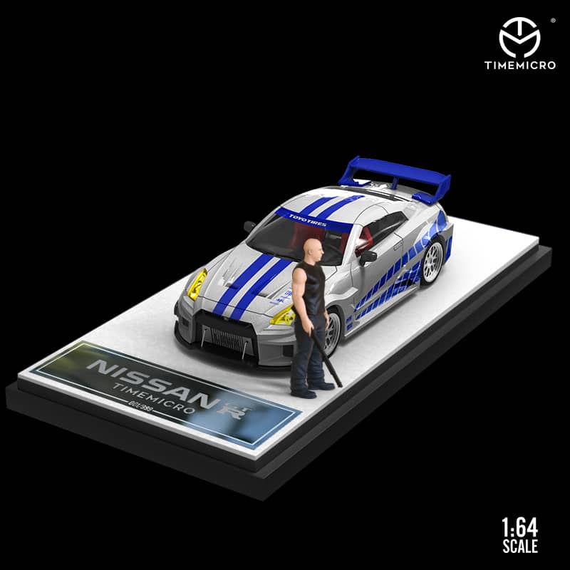 Time Micro 1/64 Fast and Furious GTR R35