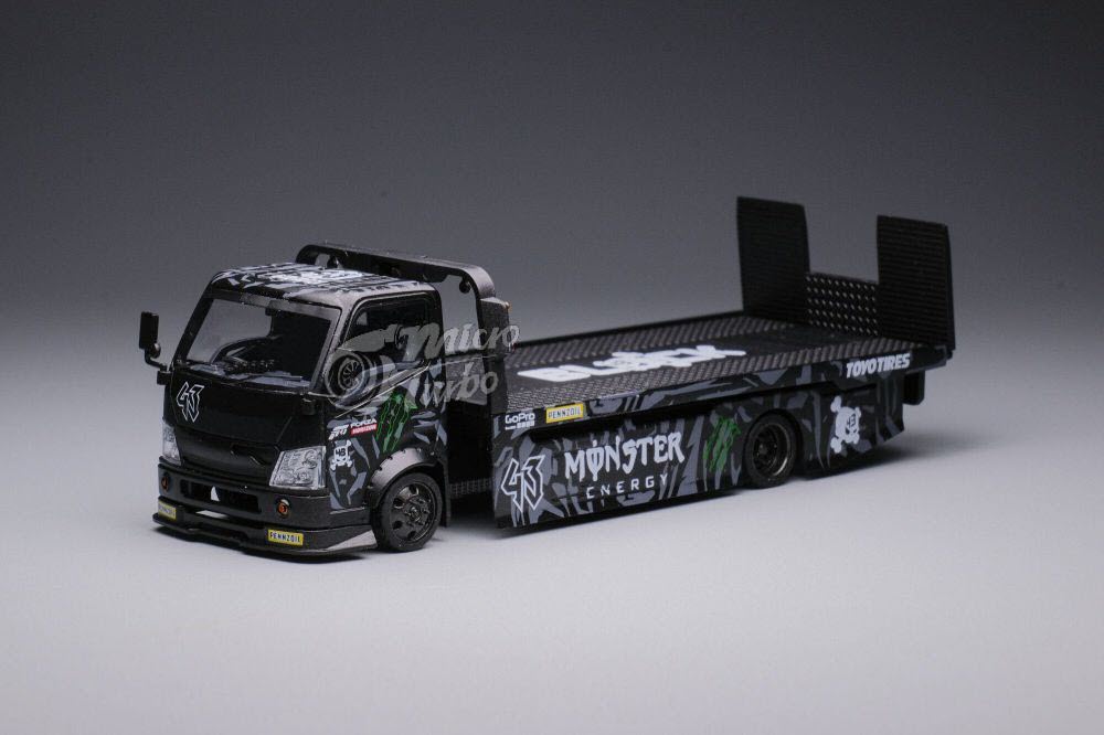 Microturbo 1:64 300 Series II - Custom "Ken Block"  Tow Truck Monster 43# Livery