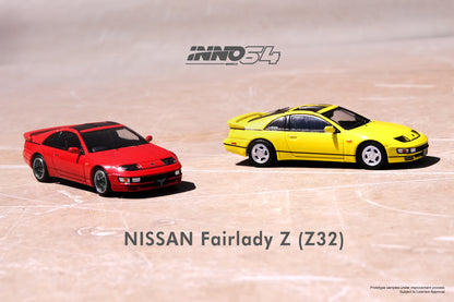 Inno64 1:64 NISSAN FAIRLADY Z (Z32) Aztec Red With Extra Wheels