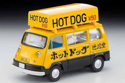 Tomytec 1:64 LV-201a Subaru Sambar Lt. Van Hot Dog Shop YE./BK. w/ fig.