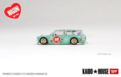 Mini GT 1/64 Kaido★House Datsun  510 Wagon Hanami V2