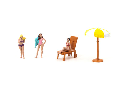 Tarmac Works 1/64 Figures Beach Girls