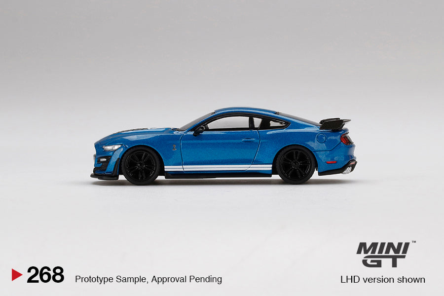 Mini GT 1:64 2021 Ford Mustang Shelby GT500 Blue