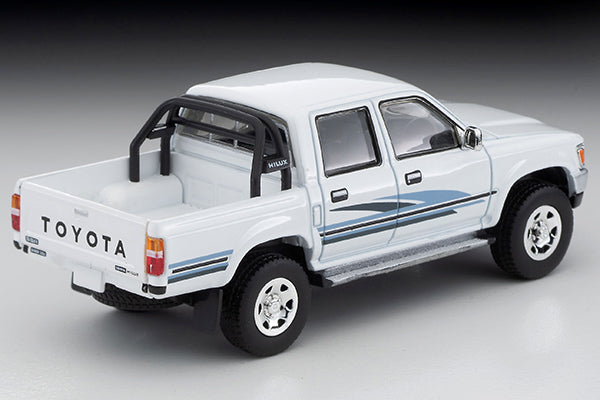 Tomytec 1/64 LV-N256b HILUX 4WD PICK UP Double Cab SSR White 1991