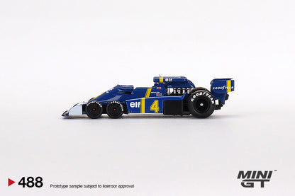 Mini GT 1/64 Grand Prix 1976 Tyrrell P34 #4 Spanish Grand Prix