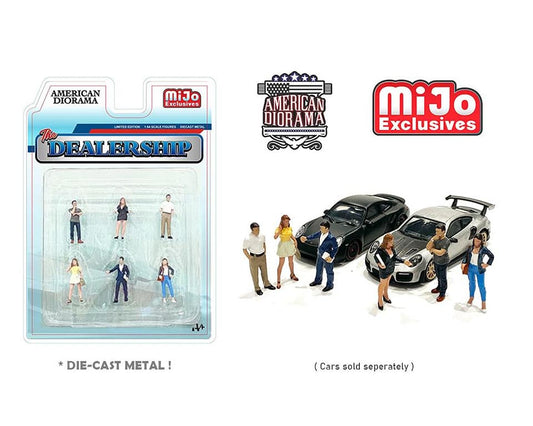 American Diorama 1:64 Mijo Exclusive Figures - The Dealership