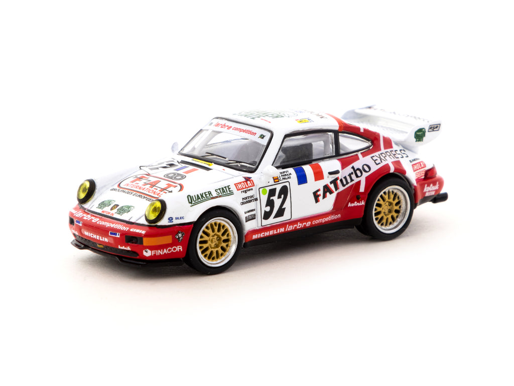 Tarmac Works x Schuco 1/64 Porsche 911 RSR 3.8 Le Mans 1994 #52