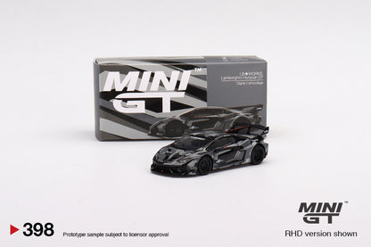 Mini GT 1/64  LB★WORKS Lamborghini Huracán GT Digital Camouflage