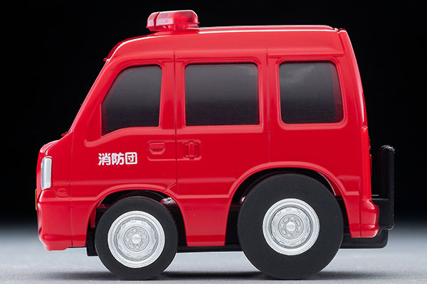 Tomica Limited Vintage 1/64 QS-04b SUBARU SAMBAR Van Fire Chief's Vehicle