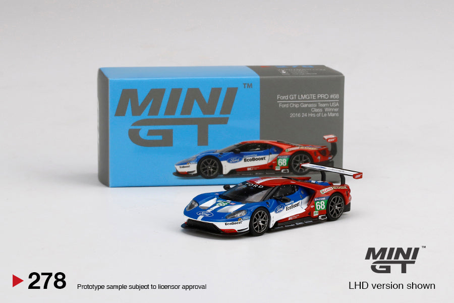 Mini GT 1/64 Ford GT LMGTE PRO #68 2016 24 Hrs of Le Mans Class Winner ***in clamshell blisters***