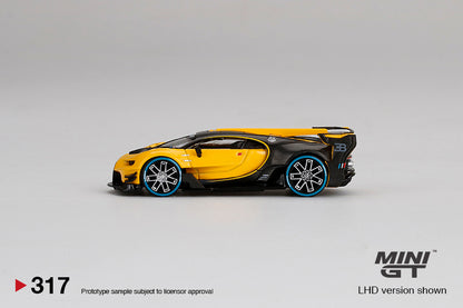 Mini GT 1:64 Bugatti Vision Gran Turismo Yellow ***in clamshell blisters***