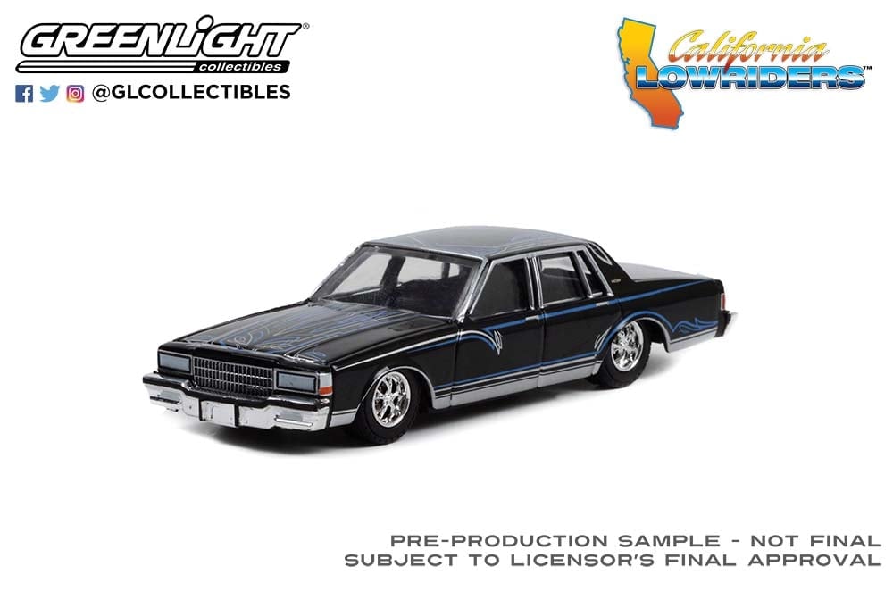 Greenlight  1:64 California Lowriders Series 1 - 1987 Chevrolet Caprice Lowrider in Custom Black