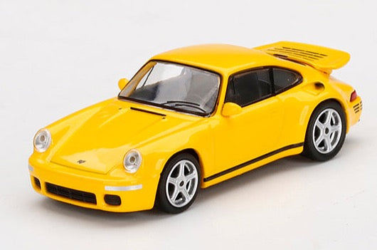Mini GT 1/64 RUF CTR Anniversary (Blossom Yellow) ***in clamshell blisters***
