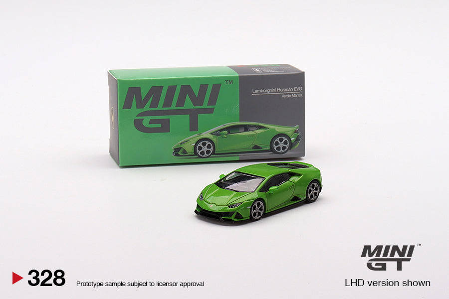 Mini GT 1:64 Lamborghini Huracán EVO Verde Mantis