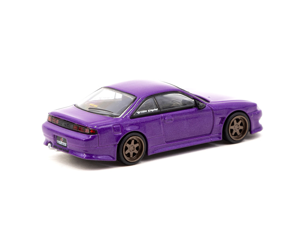 Tarmac Works 1/64 VERTEX Nissan Silvia S14 Purple Metallic