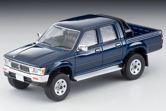 Tomica Limited Vintage 1/64 LV-N255a TOYOTA HILUX 4WD Pick Up Double Cab SSR Dark Blue 95 Model