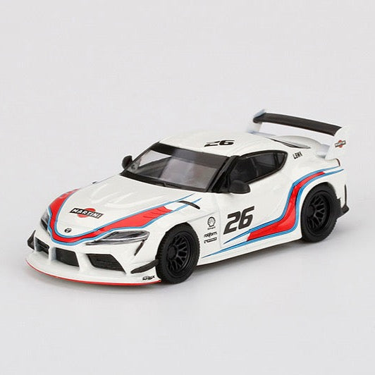 Mini GT 1/64 LB★WORKS Toyota GR Supra Martini Racing