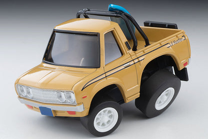 Tomica Limited Vintage 1/64 QS-03b Datsun Truck Beige with a Surfboard