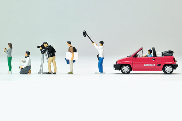 Tomica Limited Vintage 1/64 Diocolle 64 # Car Snap 11a TV crew