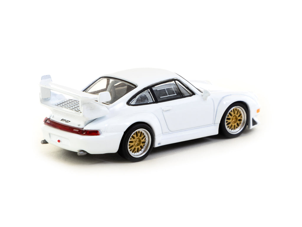 Tarmac Works x Schuco 1/64 Porsche 911 GT2 White