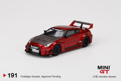 Mini GT 1:64 MiJo Exclusives LB-Silhouette WORKS GT Nissan 35GT-RR Ver.1 Red