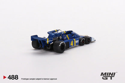 Mini GT 1/64 Grand Prix 1976 Tyrrell P34 #4 Spanish Grand Prix
