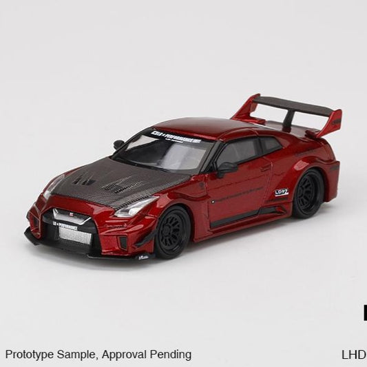 Mini GT 1:64 MiJo Exclusives LB-Silhouette WORKS GT Nissan 35GT-RR Ver.1 Red ***in clamshell blisters***